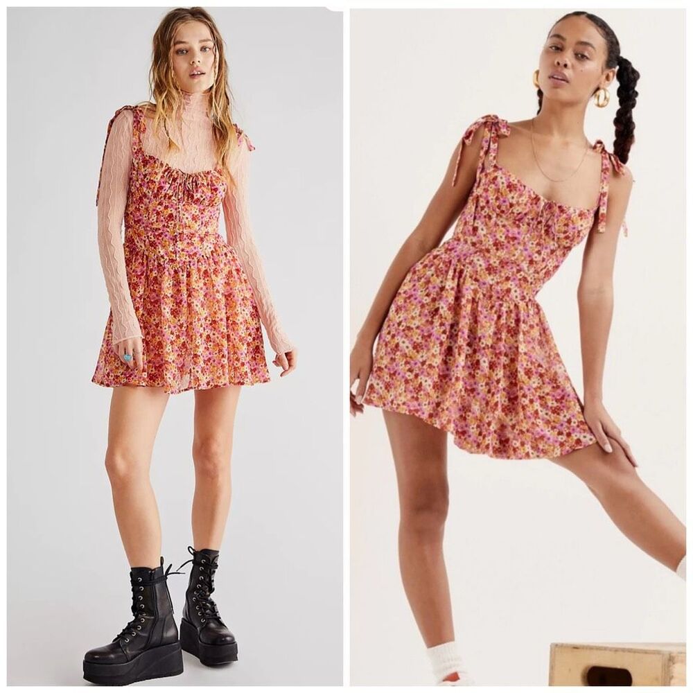 For love & lemons Felicia mini dress size medium